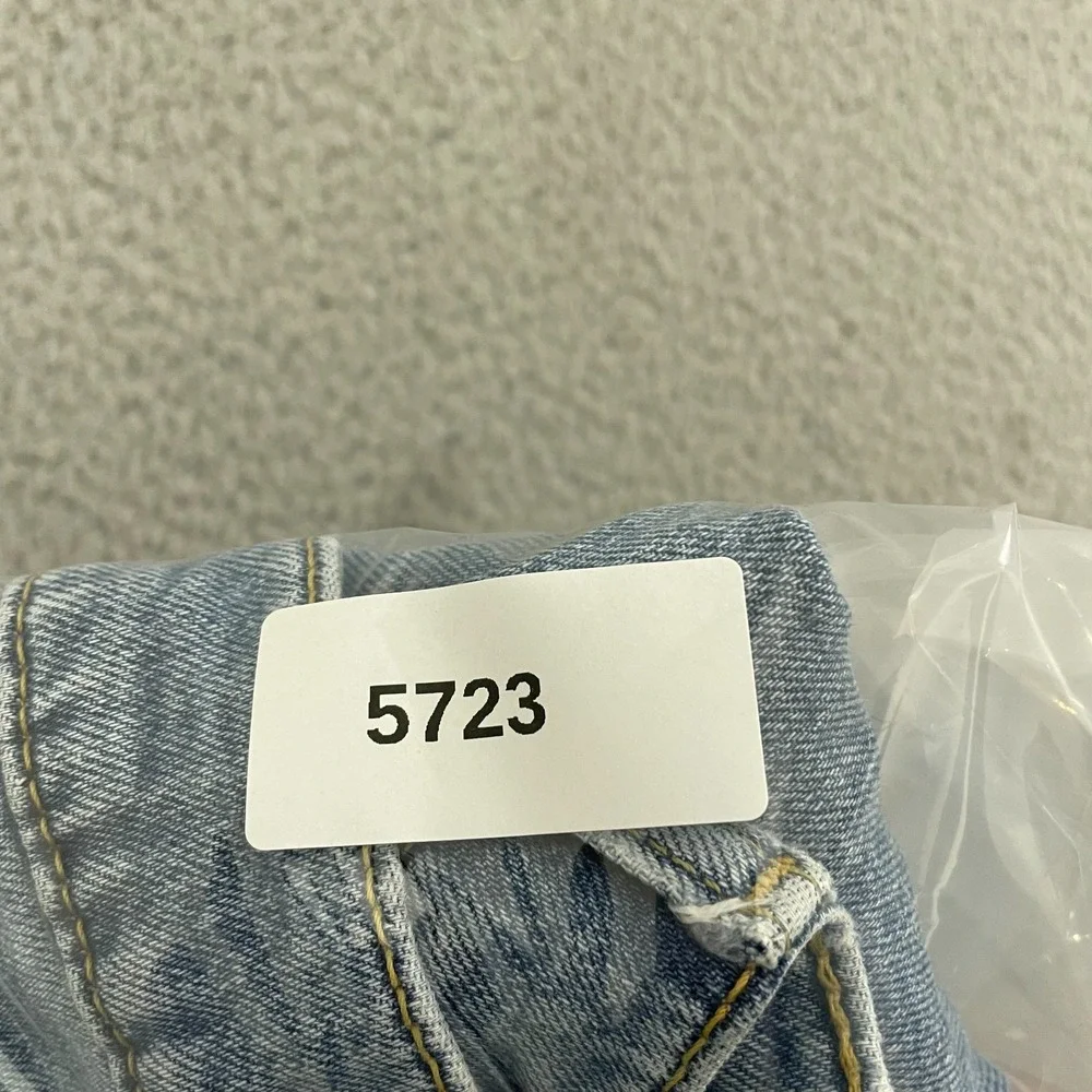 Levi's 514 Jeans Men 40x29 Blue Light Wash Slim Straight Denim